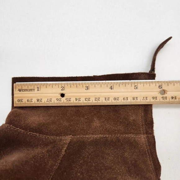 Matisse Soho Women 8.5 M Brown Suede Boots Slouchy Western Boho Bootie Leather - Picture 15 of 16